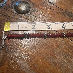 One of a kind garnet necklace